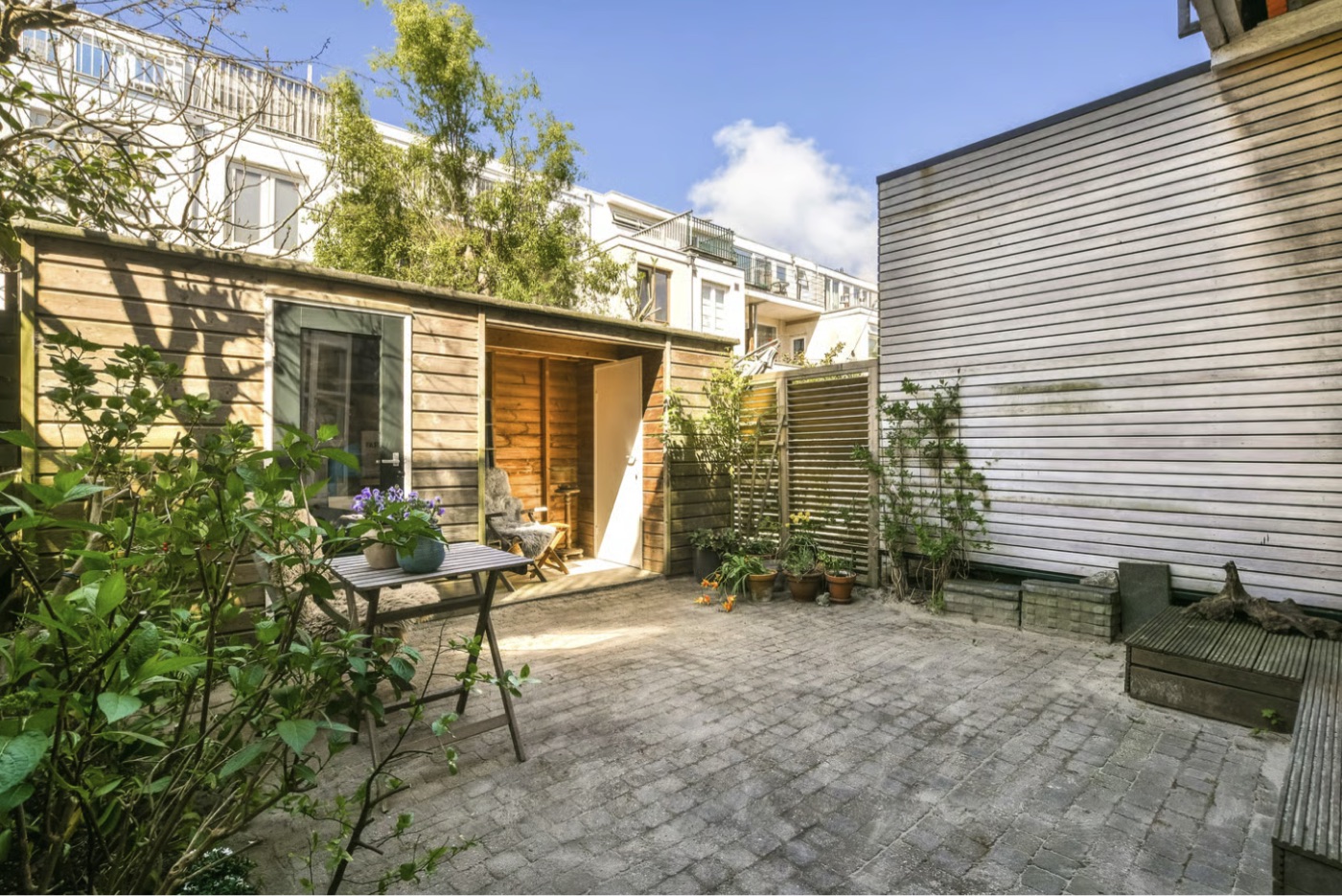 De tuin voor de opknapbeurt